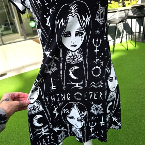 Rat Baby Occult Gothic Dress | “I Hate Everything” | Size XL | Rare Find | EUC - Picture 10 of 17